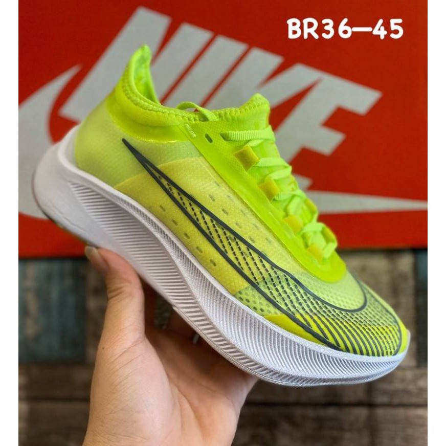 รองเท้าวิ่งไนกี้-nike-zoom-fly3-yellow-รุ่นยอดนิยม-มาใหม่