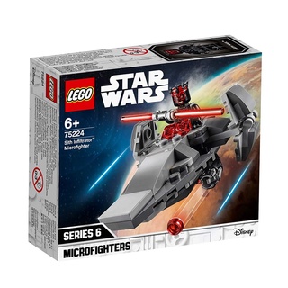 75224 : LEGO Star Wars Sith Infiltrator Microfighter Series 6 (กล่องมีตำหนิเล็กน้อย)​
