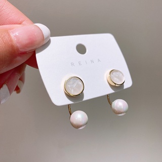 925 silver needle earrings Korean temperament earrings French pearl earrings 2022 earrings for girls for women low price