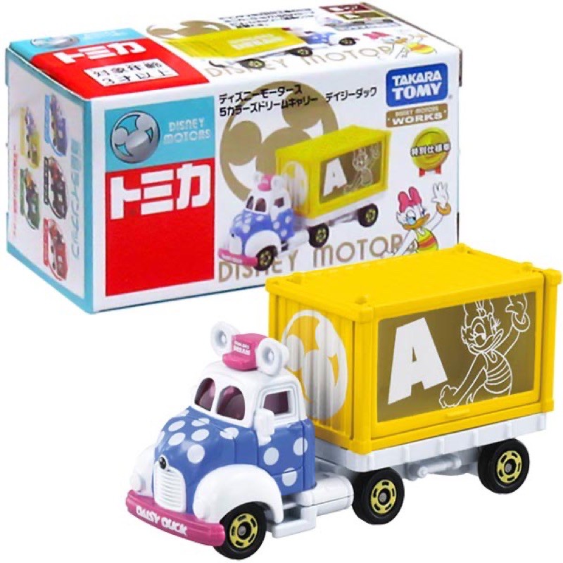 แท้-100-จากญี่ปุ่น-โมเดล-ดิสนีย์-เซ็ต-5-ชิ้น-takara-tomy-tomica-disney-motors-5-colors-dream-carry-set