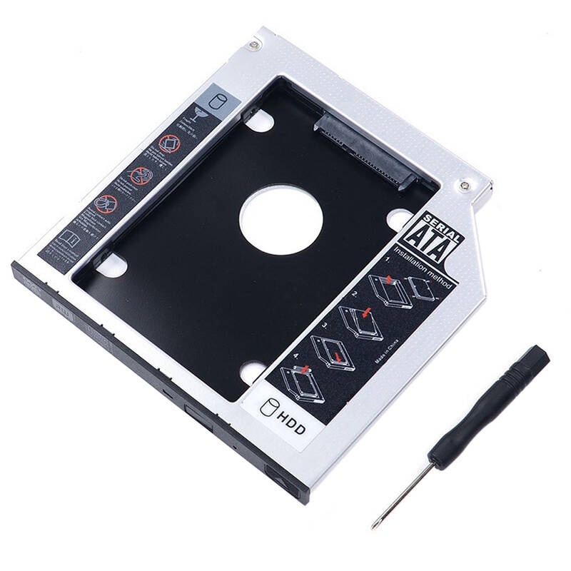 tray-sata-hdd-ssd-enclosure-hard-drive-caddy-case-9-5-mm-second-hdd-candy-laptop-notebook-ถาดแปลง