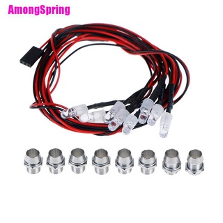 (Amongspring) หลอดไฟ Led 8 ดวง 5 มม. สีขาวสีแดงสําหรับ Hsp Rc