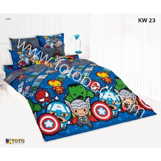 สินค้า KW23: ผ้าปูที่นอน ลายมาร์เวล คาวาอิ Marvel/TOTO