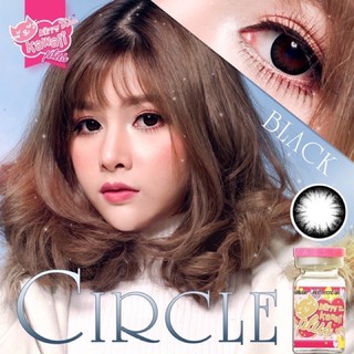 ค่าสายตา -5.50 ถึง -10.00 Kitty Kawaii Circle(Brown,Black)