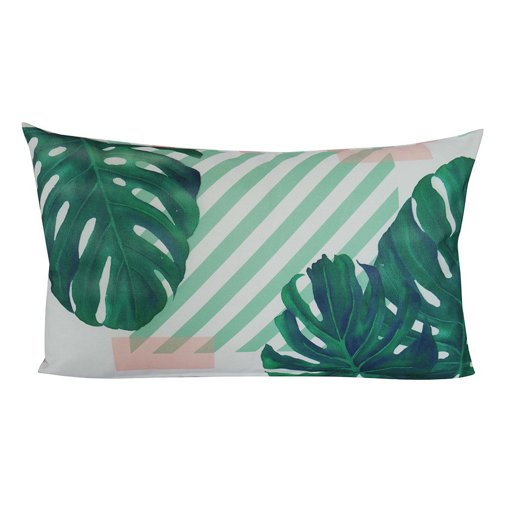 หมอน-หมอนอิง-monstera-12x20-เขียว-home-living-style-cushion-home-living-style-monstera-12x20-green