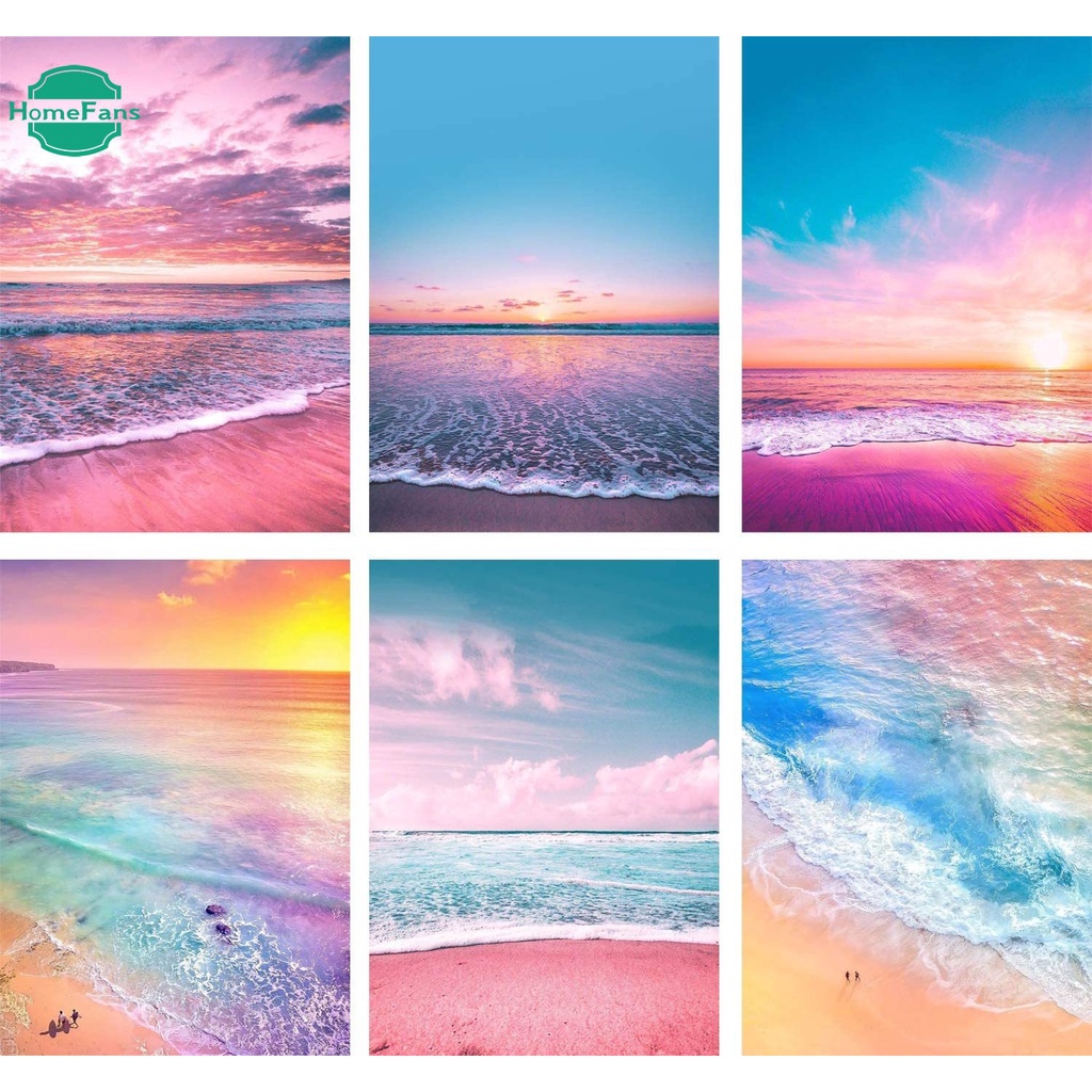 Colorful Beach 5d Set Full Drill Diamond Painting DIY Birthday Gift ...
