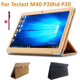 ภาพหน้าปกสินค้าเคสหนัง Pu แบบพลิกตั้งได้สําหรับ Teclast M40 P20Hd P20Hd 10 . 1 \" ที่เกี่ยวข้อง