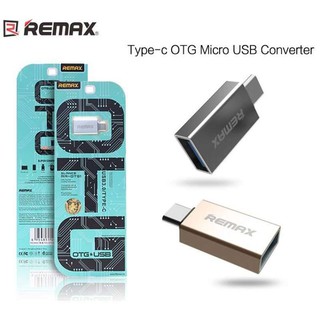 REMAX TYPE C อะแดปเตอร์ OTG อะแดปเตอร์ USB Type-C  mini USB Converter Fast CHARGING สำหรับ u-Disk ประเภท C ถึง USB 3.0