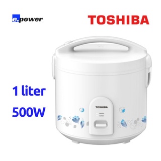 Toshiba หม้อหุงข้าวอุ่นทิพย์ 1.0ลิตร, RC-T10JH​(W)​