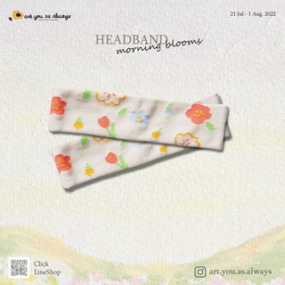 headband ที่คาดผม morning blooms