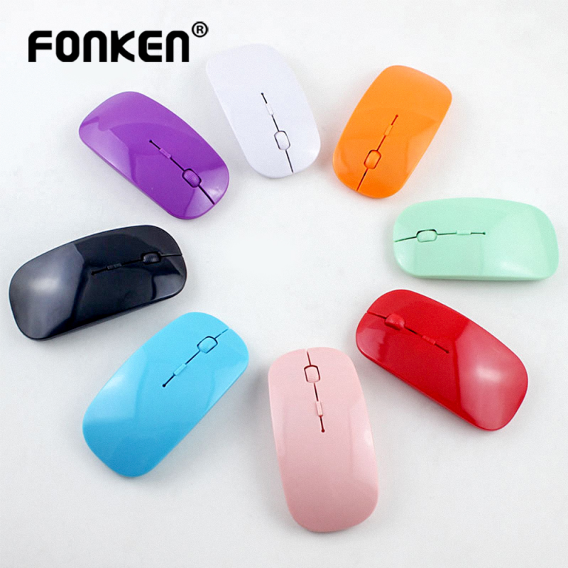 ภาพหน้าปกสินค้าFonken เมาส์ไร้สายบลูทูธ Usb ขนาดพกพาสําหรับ Pc โน้ตบุ้ค