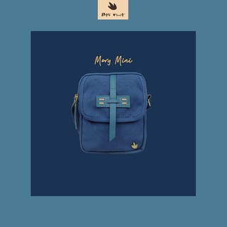 กระเป๋าผ้าแคนวาส กระเป๋าสะพายข้าง Movy Mini สีOcean Blue