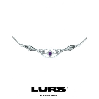 LURS Four-Pointed Star Stitching Necklace