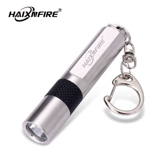 สินค้า Haixnfire S107 ไฟฉาย LED ขนาดเล็ก ไฟฉายสแตนเลส กันน้ํา 3 โหมด พวงกุญแจขนาดเล็ก ป้องกันหมาป่า ไฟฉายที่แข็งแกร่ง ในครัวเรือน