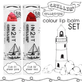 ลิปสติก อินทูอิท ชิลลิน ลิปบาร์ม IN2IT Chillin’ Colour Lip Balm