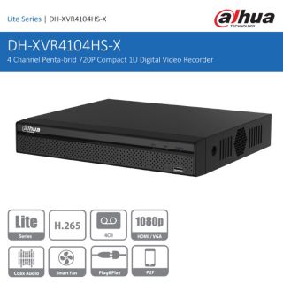 เครื่องบันทึก DH-XVR4104HS-X เครื่องบันทึก XVR