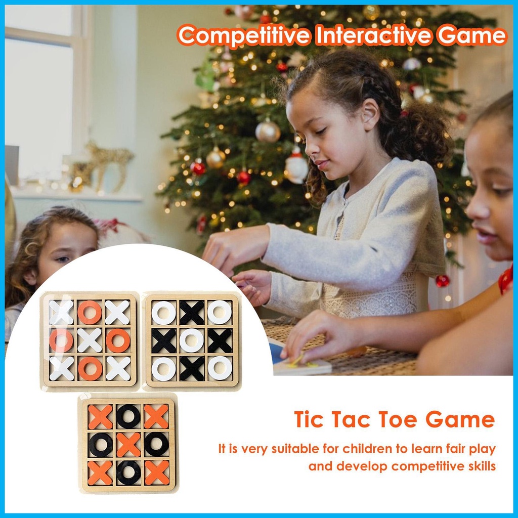 tic-tac-toe-เกมกระดานโต้ตอบ-x-o-blocks-เหมาะสําหรับปาร์ตี้-faimlies-ผู้ใหญ่-เด็ก-dacyflowe-hjuth