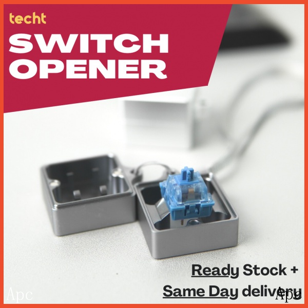 ภาพหน้าปกสินค้า2 in1 ตัวเปิดสวิตช์คีย์บอร์ด แกนอลูมิเนียม Aluminum Mechanical switch opener axis open CNC 2-in-1 Mechanical Keyboard Switch Opener - Gateron + Outemu / Akko CS switches opener จากร้าน apcth.th บน Shopee