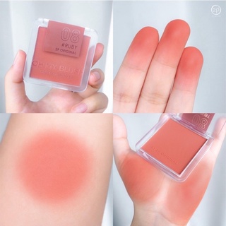 ✨ของแท้ พร้อมส่ง✨บลัชออน 2p original oh my blush บรัชออน ปัดแก้ม ปัดแก้มบลัชออน พาเลท ที่ทาแก้ม บรัสออน