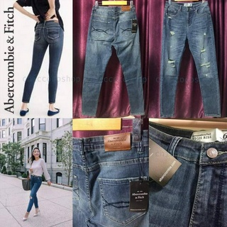 กางเกงยีนต์ Abercrombie & Fitch High Rise  Skinny Jeans แท้