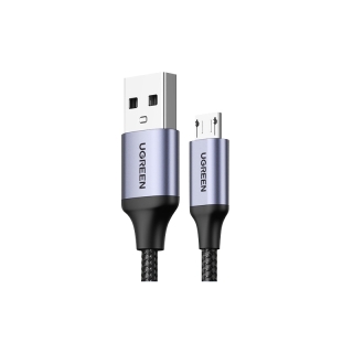 [รับประกัน 12 เดือน] Ugreen สายข้อมูล สายชาร์จเร็ว USB 3A 1 เมตร Micro Usb เป็น Usb