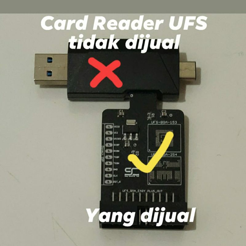 SMART CONNECTOR UFS Card Reader F64 กล่องซ็อกเก็ต BGA Easy JTAG Plus ...