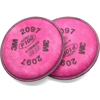 3M แผ่นกรอง 3M 2097 P100 (2ชิ้น) Particulate Filter with Organic Vapor Relief