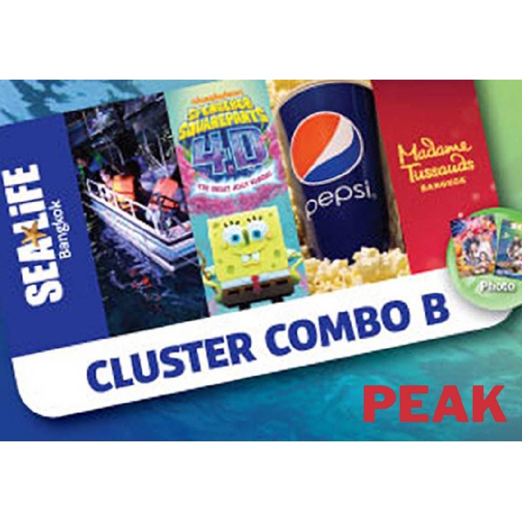 ราคาและรีวิวE-Ticket แพคเกจกิจกรรม Combo B (PEAK) - ใช้ได้เฉพาะวันที่ระบุเท่านั้น