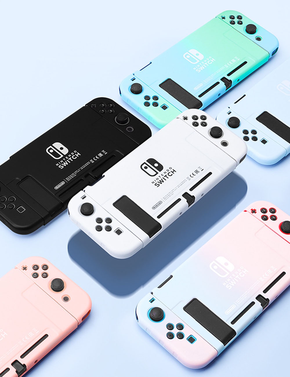 Fit Nintendo Switch Shell Case เกมคอนโซลป้องกัน Hard Shell Cover Fit ...