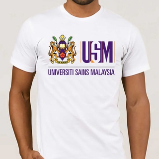 [S-5XL] เสื้อยืด ผ้าฝ้าย พิมพ์ลาย Universiti Sains Malaysia USM สําหรับผู้ชาย และผู้หญิง