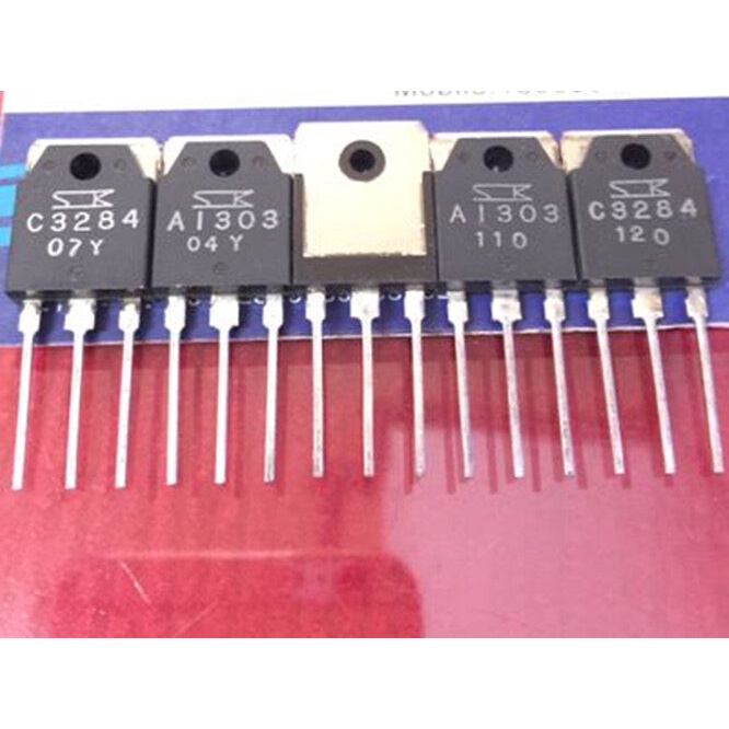 1 คู่ = 2 ชิ้น 2SA1303 + 1 ชิ้น 2SC3284 A1303 C3284 TO3P ใหม่ เปิด ...