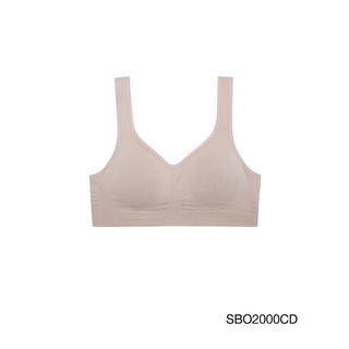 Sabina เสื้อชั้นใน (ไม่มีโครง) รุ่น Function Bra รหัส SBO2000 สีเนื้อเข้ม และสีน้ำตาล