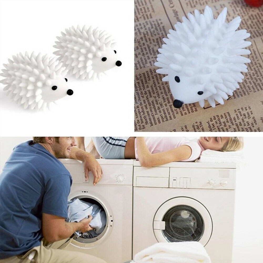 ลูกบอลซักผ้า-นำกลับมาใช้ใหม่ได้-สำหรับเครื่องซักผ้า-กำจัดขน-ทำให้ซักรีดนุ่มสด-รูปร่างเม่น-เครื่องซักผ้าอบแห้งลูกบอลดอกไม้