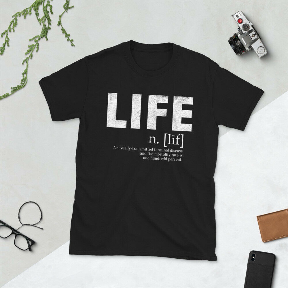 เสื้อยืด-life-definition-a-sexually-transmitted-terminal-disease-t-shirt
