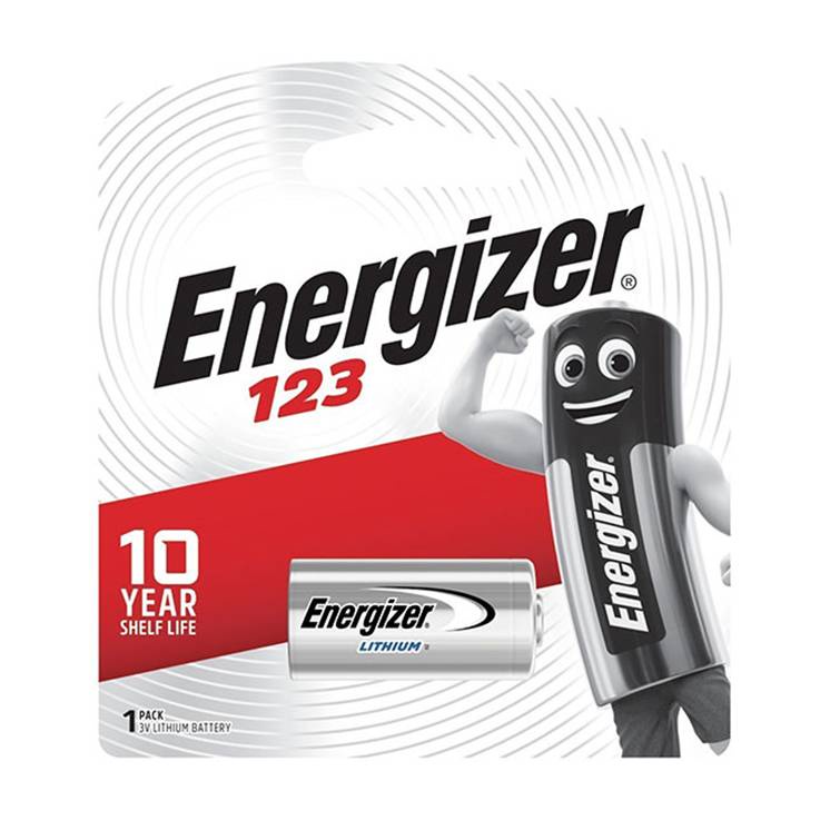 ภาพหน้าปกสินค้าแท้ 100% Energizer Lithium 123 battery 3 V รุ่น CR123 (CR17345 EL123AP CR123 DL123A K123A) แท้ประกันศูนย์ จากร้าน tistyherb บน Shopee