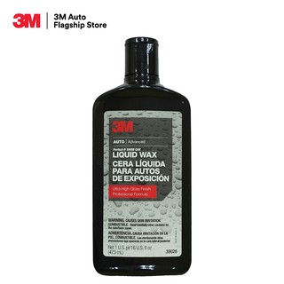 3M PN39026 LIQUID WAX 16FL OZ 473ML ผลิตภัณฑ์เคลือบเงารถยนต์ ขนาด 473 มิลลิลิตร