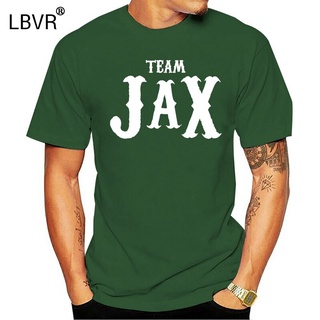 เสื้อยืดแขนสั้น พิมพ์ลายข้อความ Team Jax Slogan สําหรับผู้ชายS-5XL