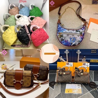 💖รวมรุ่น💖 MS รวมรุ่นมาใหม่ lv กระเป๋าแบรนด์เนม กระเป๋าปั้มแบรนด์👛 /mab 10” code 21183 60431 60430