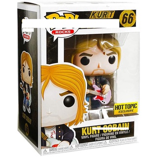 Funko POP Star Peripheral Figure Limited Edition Singer Kurt Cobain ตุ๊กตาของเล่นพีวีซี 66#