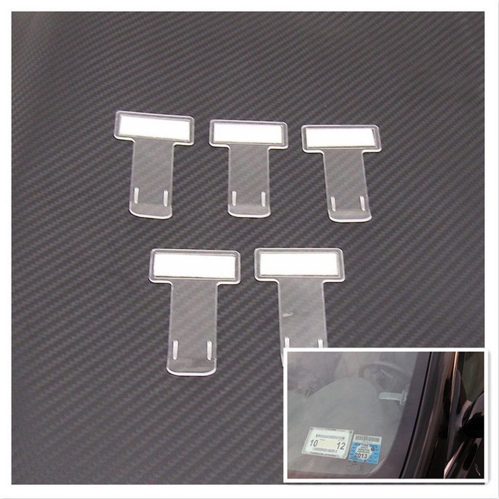 eai-5pcs-stick-on-parking-ticket-windscreen-clip-clamp-pay-display-windshield-permit-fines-note-holder