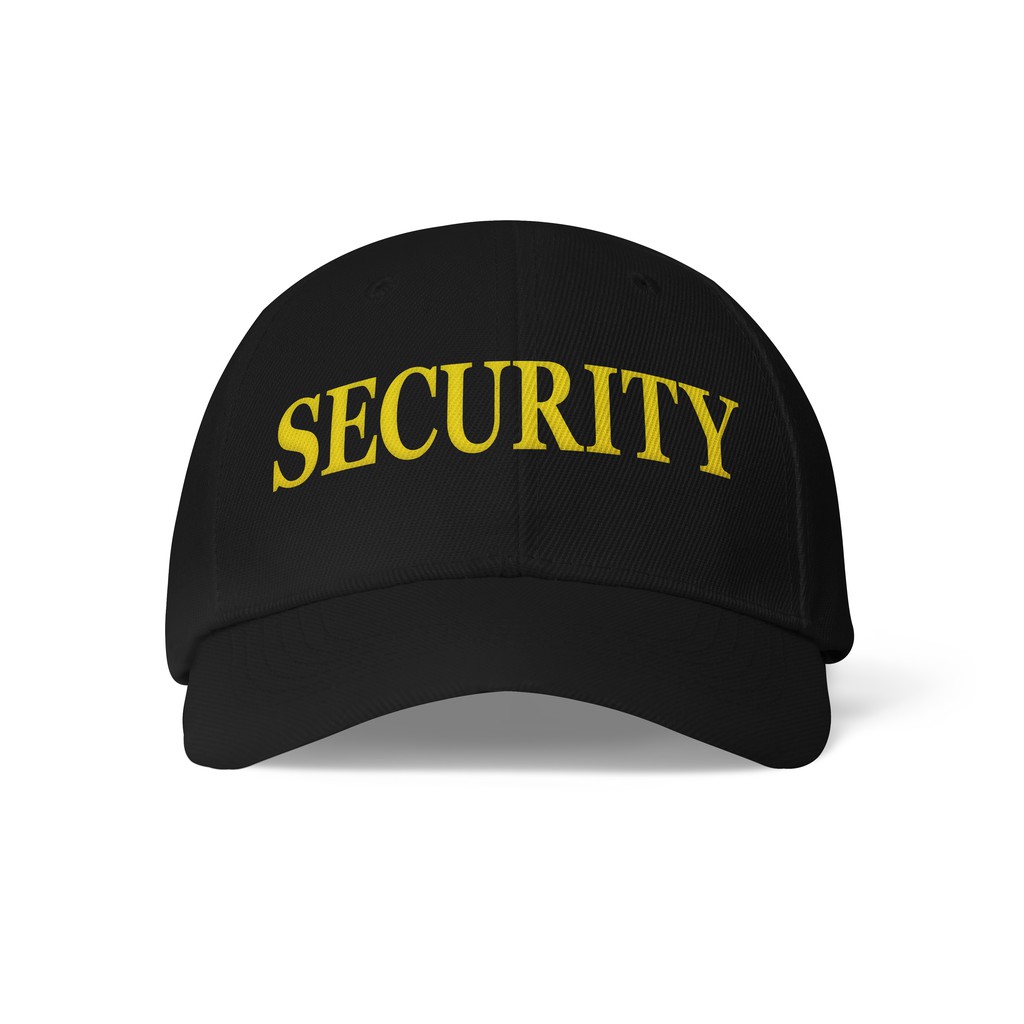 หมวก-security-รปภ-ยาม-รักษาความปลอดภัย-แก๊ป-สกรีน