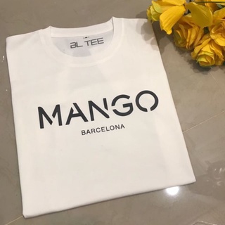 เสื้อยืด พิมพ์ลาย MANGO BARCELONA ของแท้