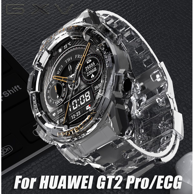 ภาพหน้าปกสินค้าGlacier เคสนาฬิกาเรซิ่น ป้องกันรอยขีดข่วน สําหรับ HUAWEI GT2 46 มม. 2 46 มม.