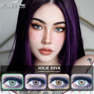 Eyeshare Jolie Diva คอนแทคเลนส์เครื่องสําอางแต่งหน้า 1 คู่