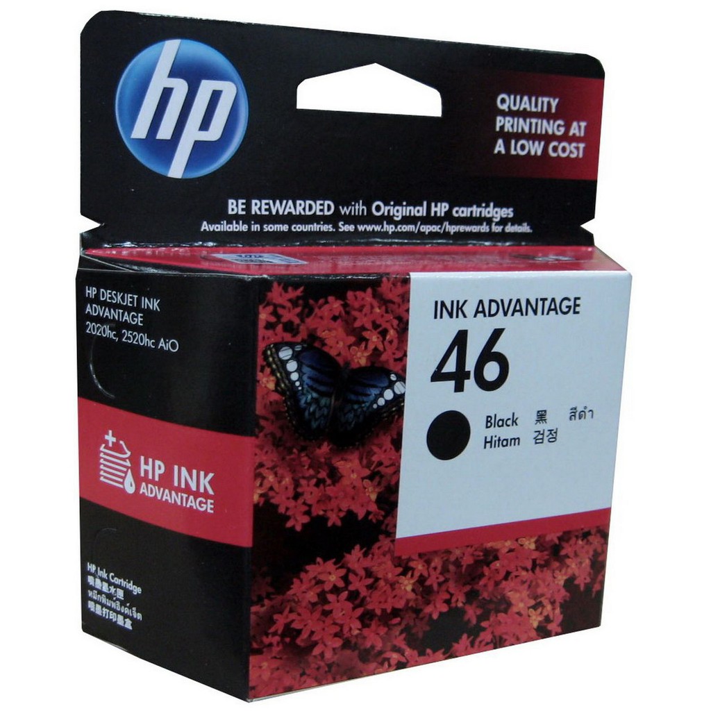 [พร้อมส่ง] HP ตลับหมึกอิงค์เจ็ท (สีดำ) รุ่น 46BK | Shopee Thailand
