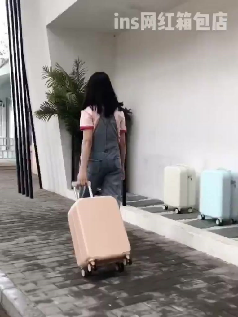 กระเป๋าเดินทาง-16-นิ้ว-ins-net-celebrity-new-suitcase-small-fresh-cute-trolley-case-student-suitcase-cabin-case-24-นิ้ว-lockbox