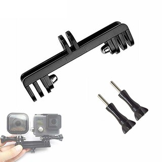 Dual Head Bracket Tripod Holder with Screw Mount Adapter Converter for GoPro / DJI / Insta360 / SJCAM l Action Camera