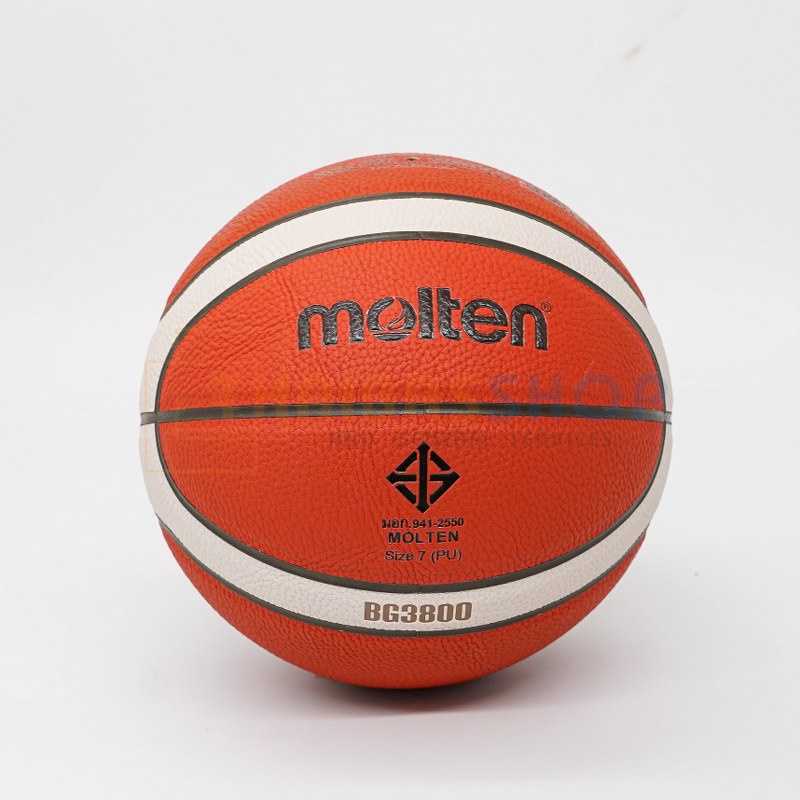 ภาพหน้าปกสินค้าลูกบาสเกตบอล ลูกบาส Molten BG3800 ลูกบาสบาสหนัง เบอร์7 100%มี มอก.