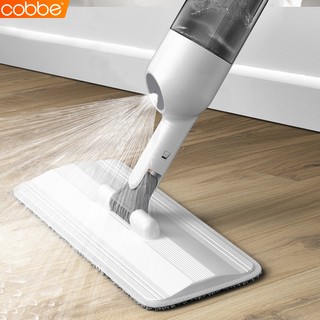 Cobbe ไม้ม๊อบ ไม้ถูพื้นสเปรย์ Spray mop ม็อบถูพื้น ไม้ม็อบ สเปรย์ม็อบ ผ้าม็อบ ผ้าไมโครไฟเบอร์ มีถังเก็บน้ำในตัว