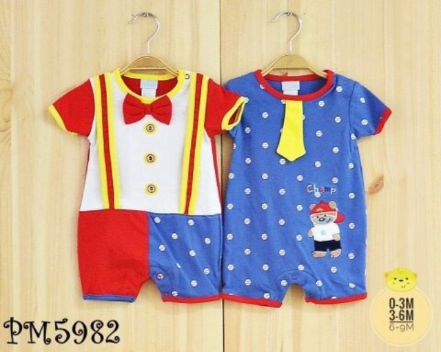 บอดี้สูท-มี-size-0-3m-3-6m-6-9m-ทั้งหมด-2-ชุด